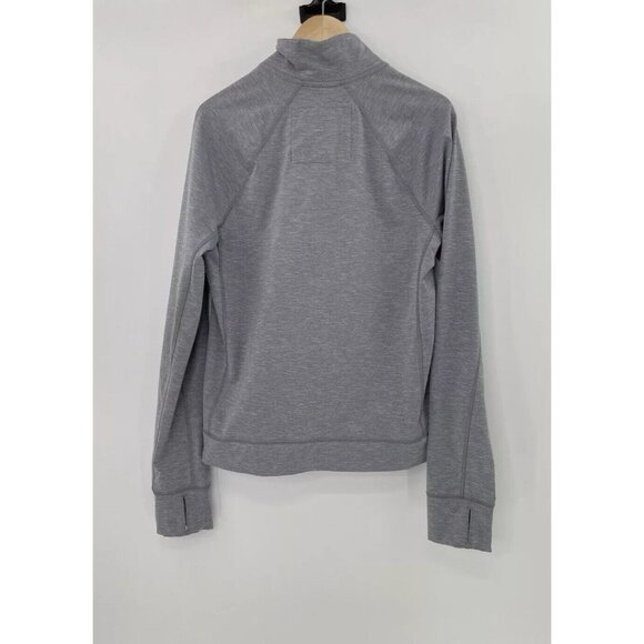 Abercrombie & Fitch Men’s Muscle Track Jacket Activewear Grey Pullover Sz M - Picture 2 of 10